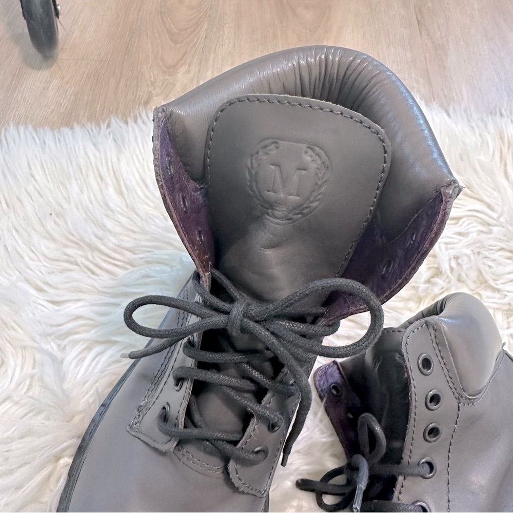 MaxMara Gray Ankle Boots - Picture 3 of 11